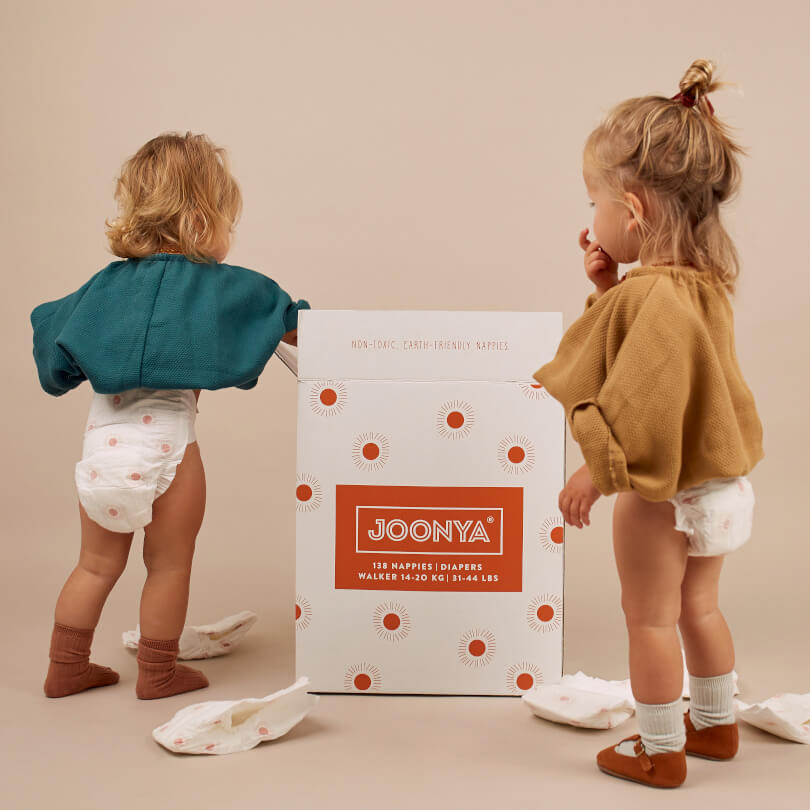 Joonya Pull-Up Pants Baby Diapers, Size 5 XL (24-37 lb) - 1 Bag of 23 -  NonToxic, Eco-Friendly, Ultra Slim, Overnight Use - Made in Denmark