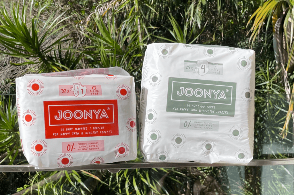Joonya's Danish-made non-toxic nappy bags